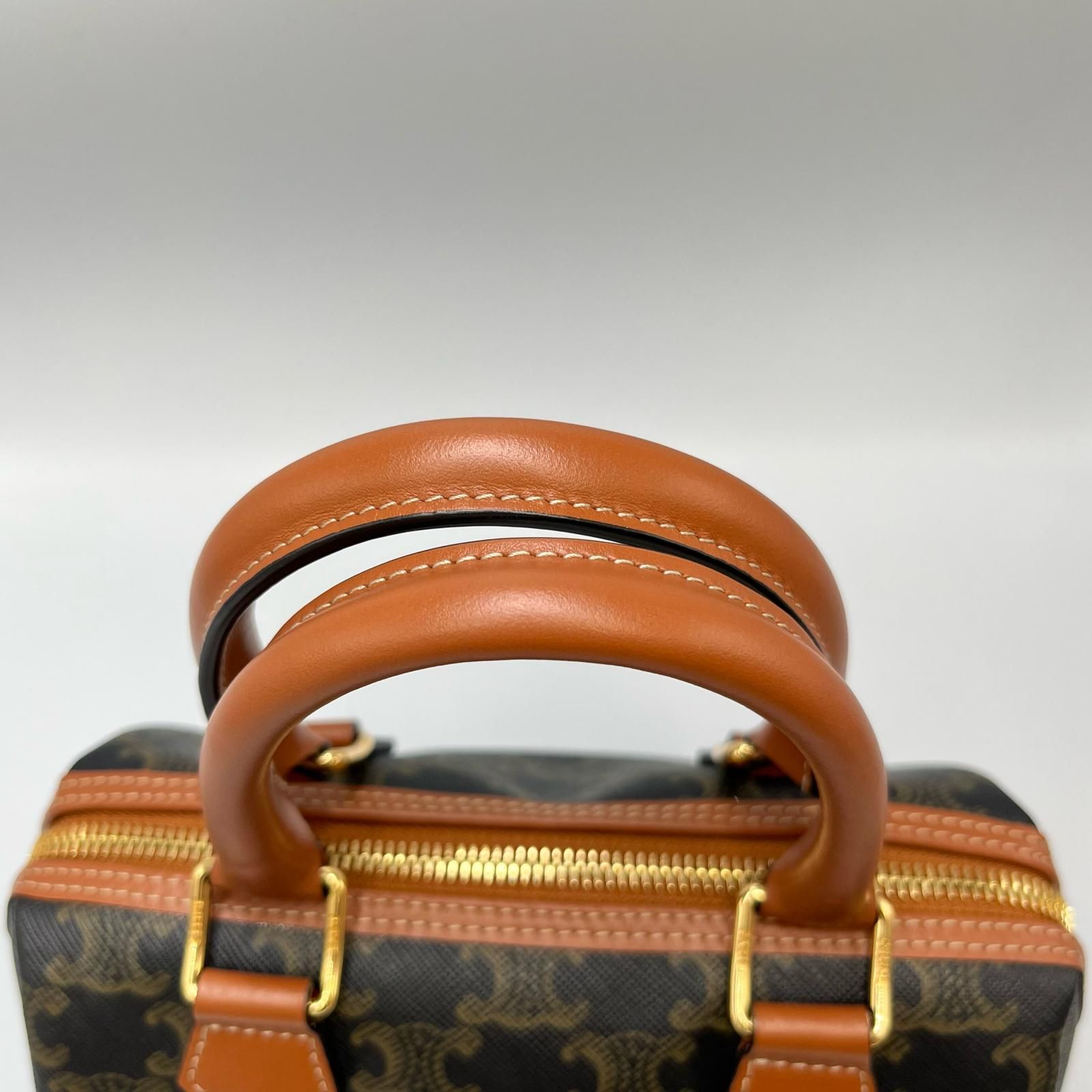 CELINE◇セリーヌ リング金具 ハンドバッグ 2WAY ショルダー レザー黒 CELINE セリーヌ スターボール レザー ハンドバッグ 2WAY