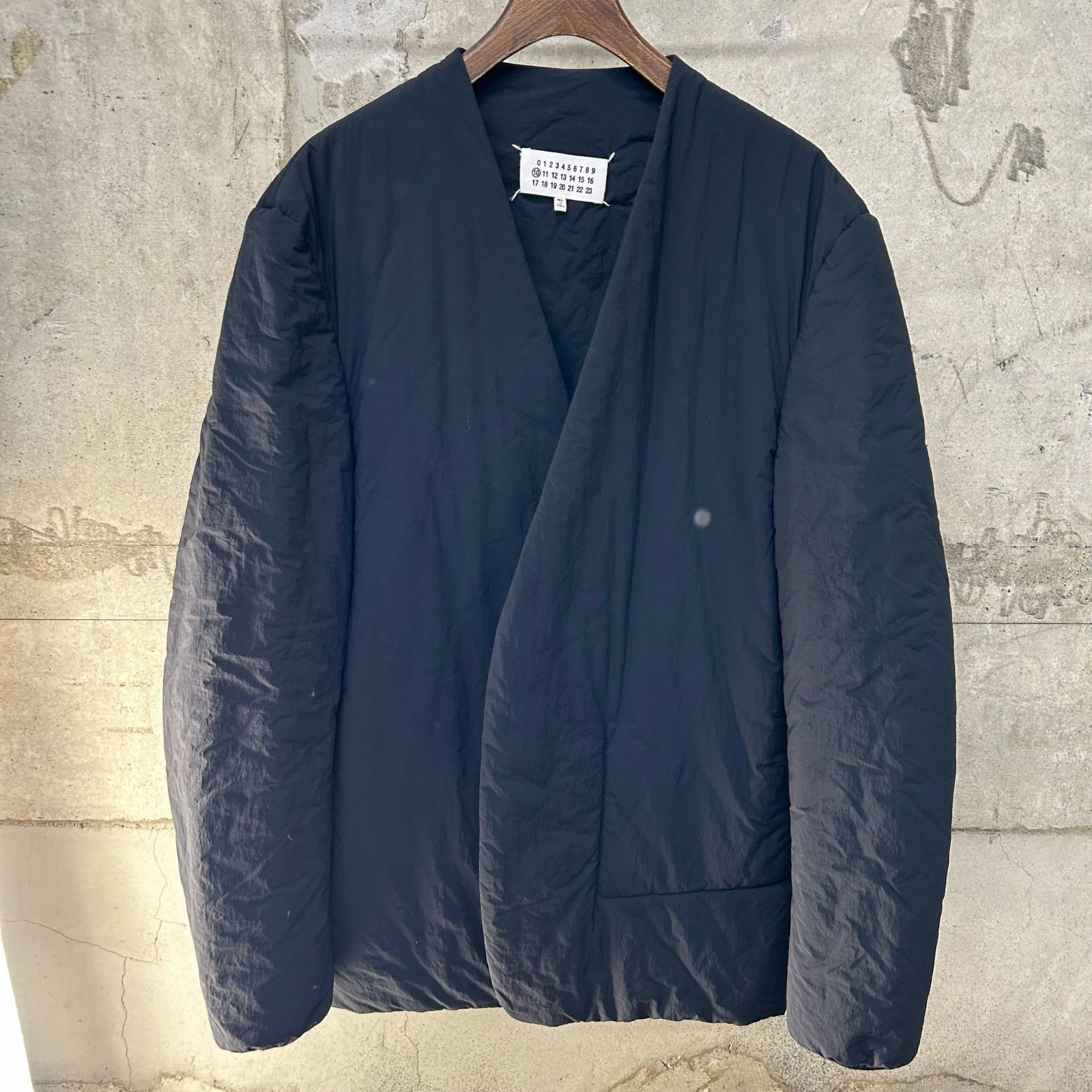 ジャケット・アウター Maison Margiela NO COLLAR JACKET size50 Maison Margiela Collarless jacket black 44 | eBay