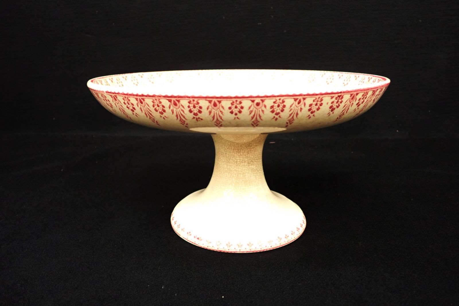 ◇アンティークプレート09 SARREGUEMINES コンポート皿