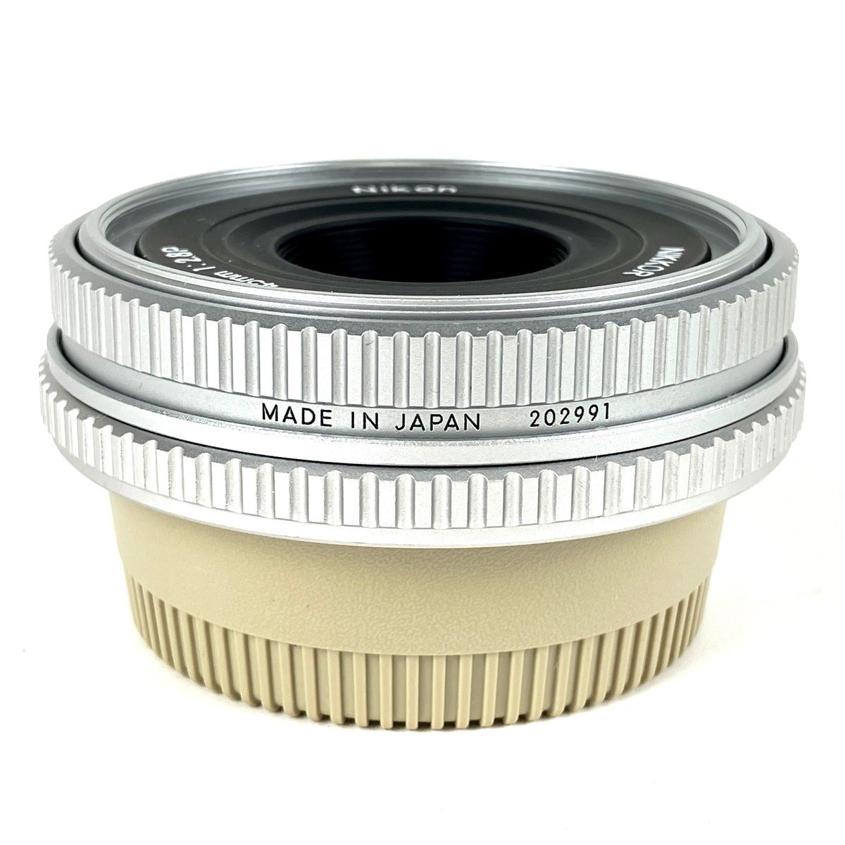 ニコン Nikon Ai NIKKOR 45mm F2.8P シルバー パンケーキ 一眼カメラ用（マニュアルフォーカス） 【中古】