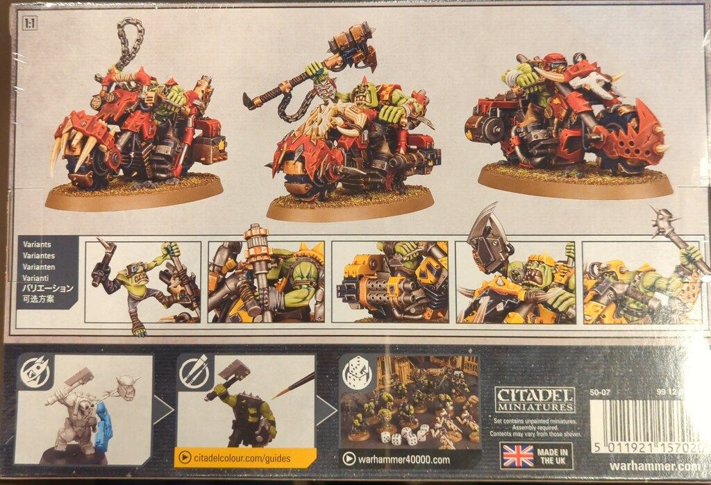 GAMES WORKSHOP WARHAMMER40 000 orks WARBIKERS 2021