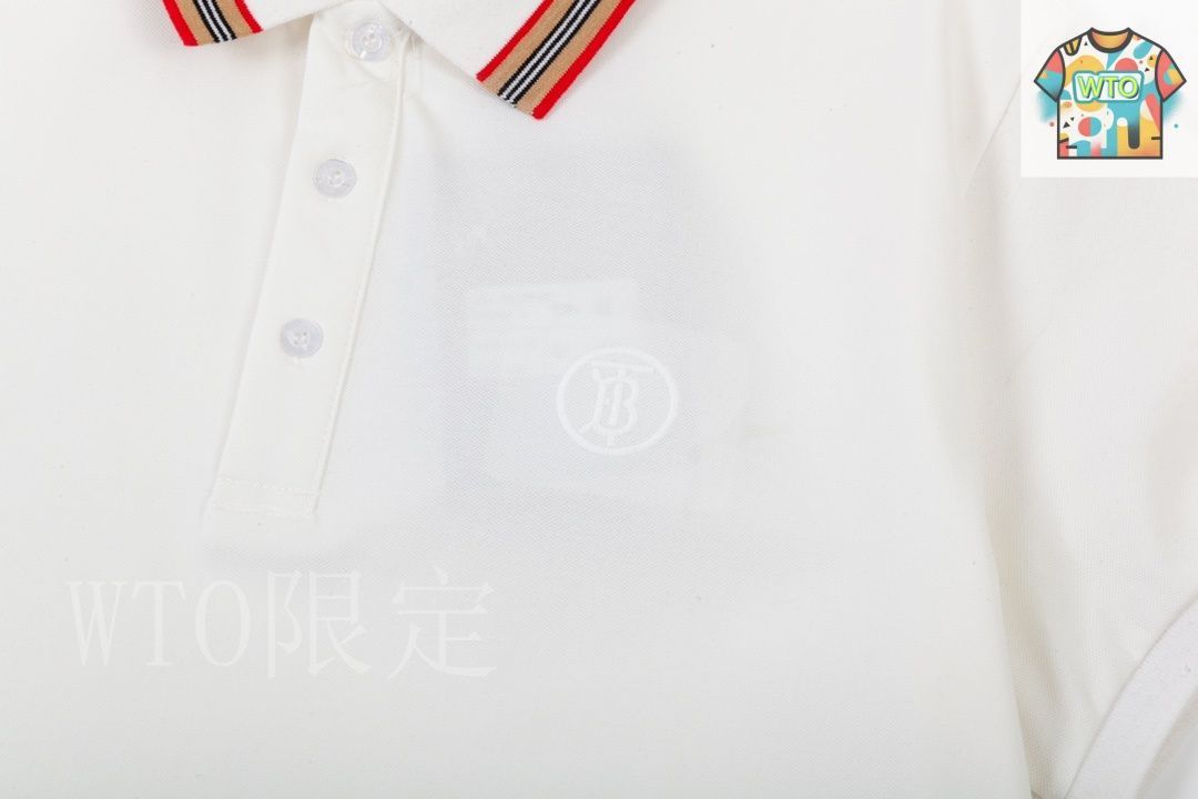 【最終価格♪】Burberry★タグ付　襟ストライプ柄ポロシャツMワンポイント Burberry ボーダー柄ポロシャツ 新品未使用タグ付き｜Yahoo