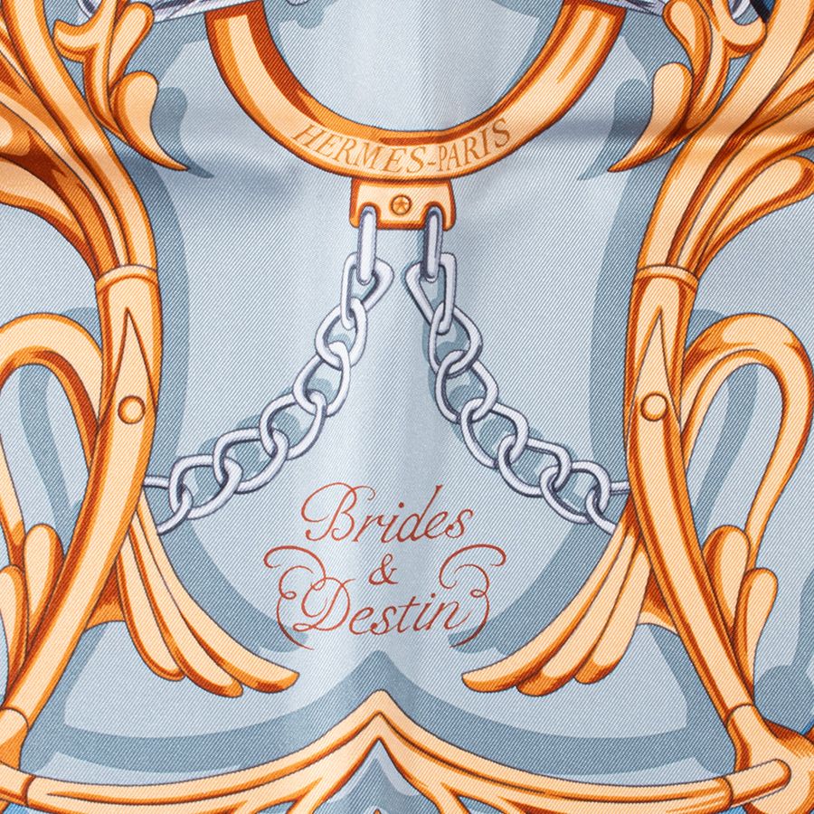 HERMES エルメス カレ90 Brides et Destin 可愛らしい花嫁