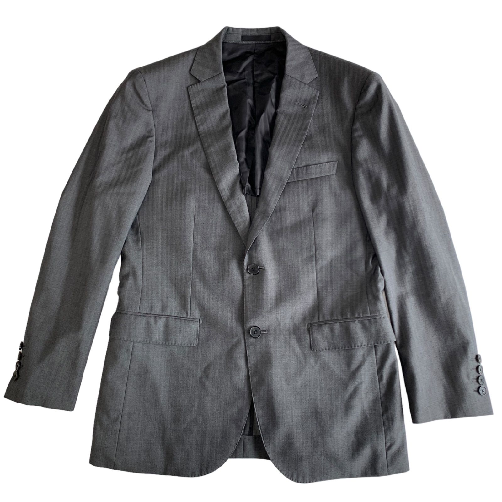 BURBERRY BLACK LABEL ダークグレー スーツ 3児のママです！バーバリー