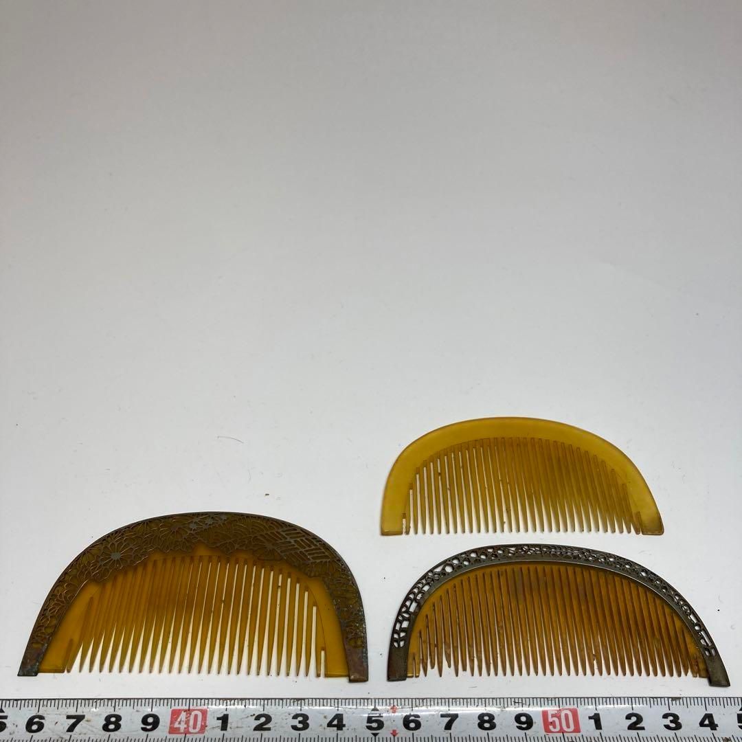 上 鼈甲 櫛 笄11点 重さ111g 東H5-1018