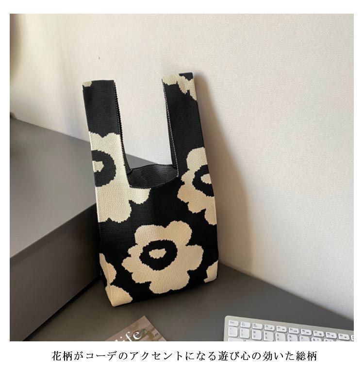 Summer ★ NUUS ★ デイリーミニニットバッグ [n993] ミニ トートバッグ ニット レディース ミニバッグ 秋冬 春夏