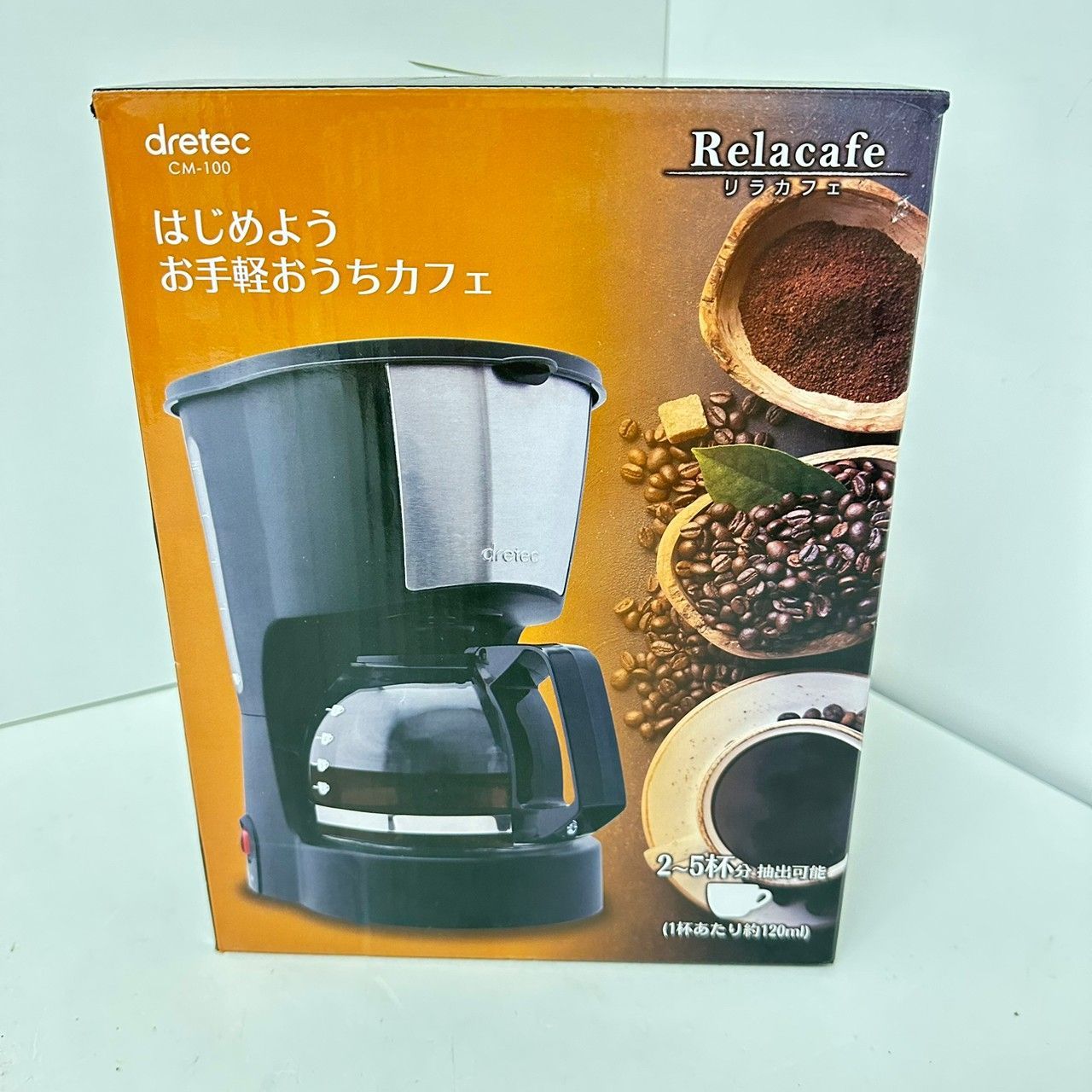 愛用 ドリテック コーヒーメーカー リラカフェ CM-100BK ブラック fawe.org