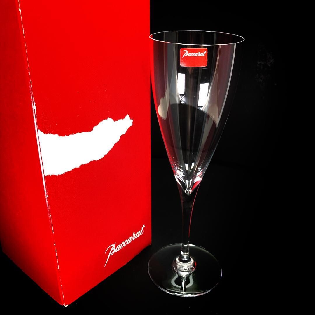 き Baccarat バカラ ドンペリニヨン シャンパンフルート クリスタルグラス クリア B346