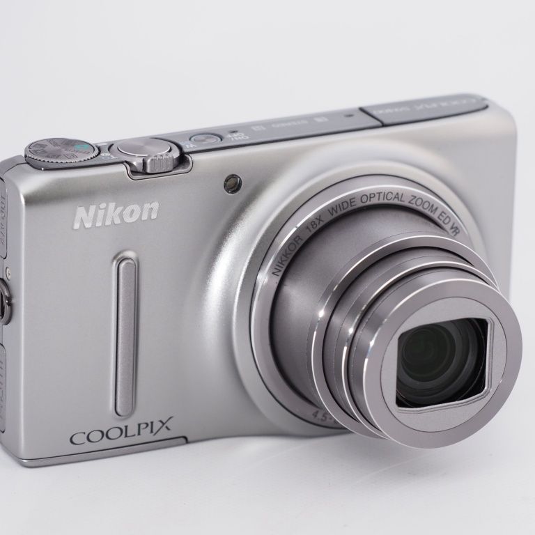 Nikon ニコン デジタルカメラ COOLPIX S9400 光学18倍ズーム 有効画素数1811万画素 プラウドシルバー S9400SL -  メルカリ