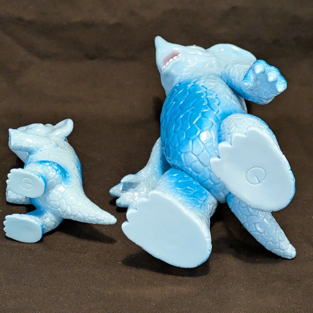 ガーガメル♥ゾッキ怪獣 シベリアンバコ バスミニ2個セット GARGAMEL ゾッキ怪獣シリーズ シベリアンバコバス (水色成型