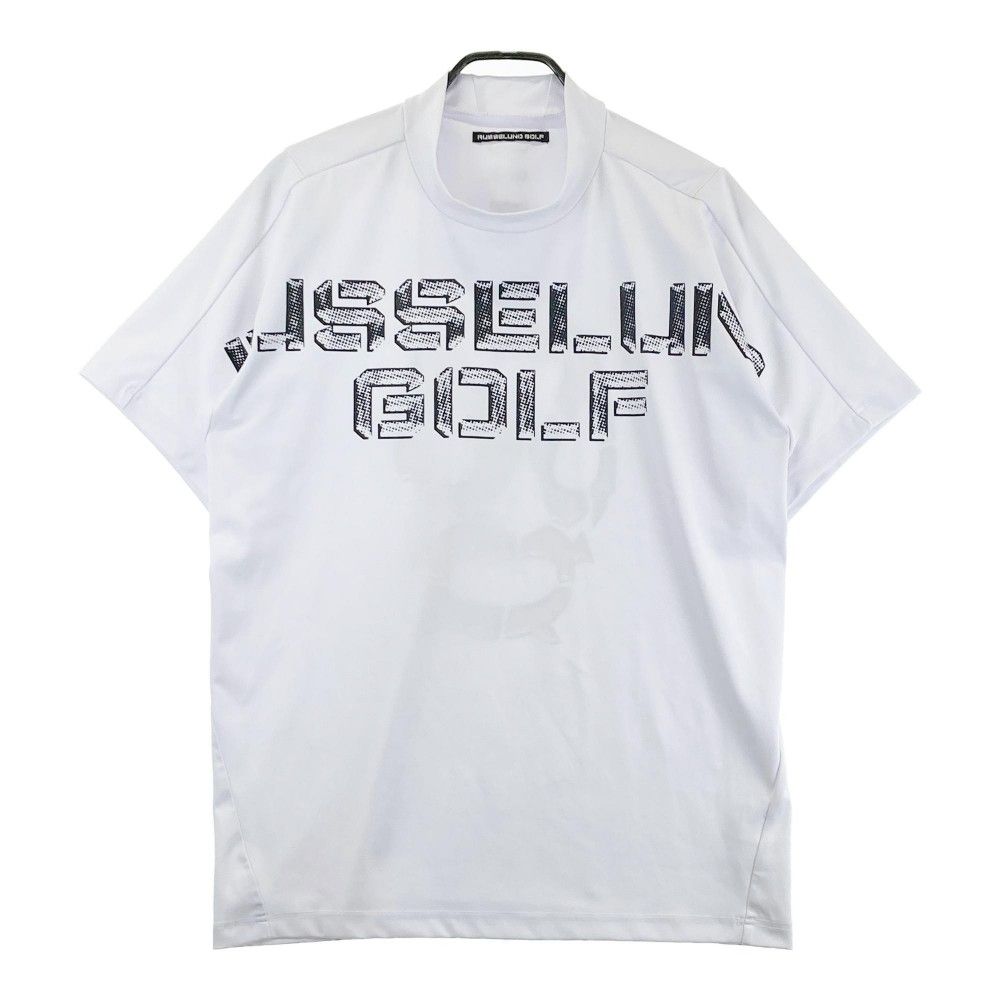 サイズ 5 RUSSELUNO ラッセルノ 2025年モデル ハイネック 半袖Tシャツ ルチャ ホワイト系 240101425489 ゴルフウェア メンズ ストスト