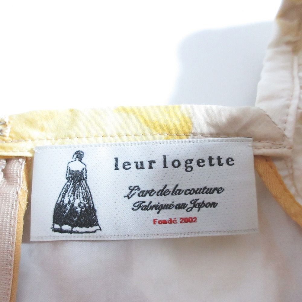 美品 leur logette ルールロジェット ピナフラワートップ 花柄