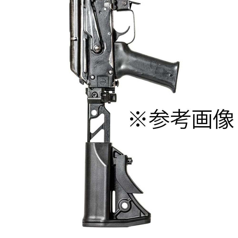 5KU JMAC ST-6タイプ M4 スケルトンフォールディングストックアダプター Black 20mmレール用 YUZUMIYA_COM