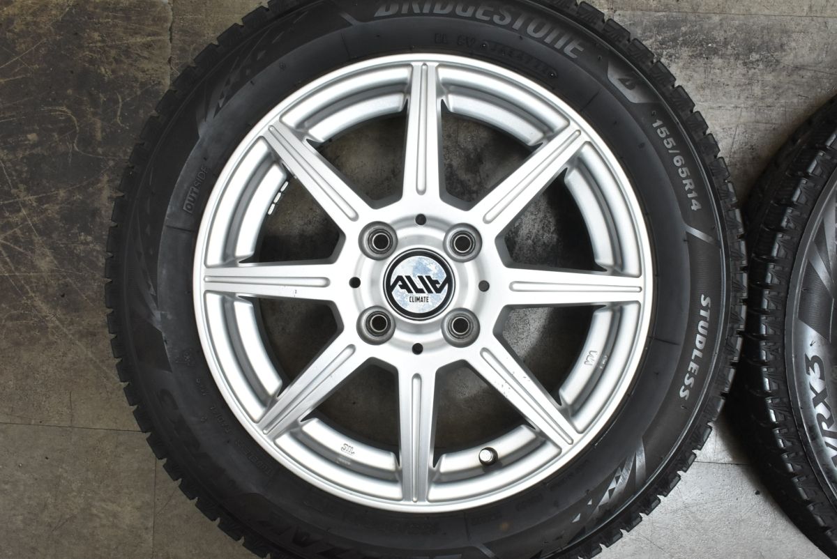 みん VRX3付】CLIMATE 14in 4.5J +43 PCD100 2022年製 ブリヂストン