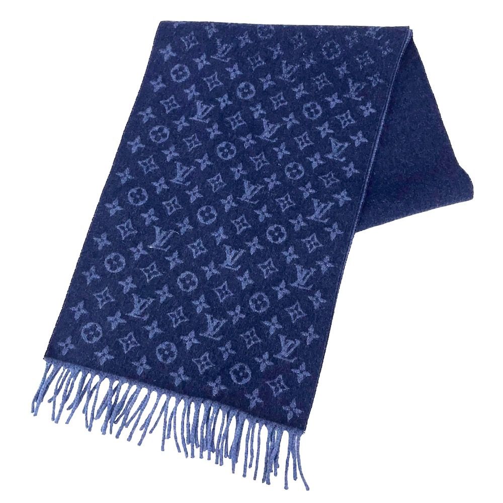 LOUIS VUITTON ネイビー マフラー 楽天市場】LOUIS VUITTON ルイヴィトンメンズマフラー ダミエ
