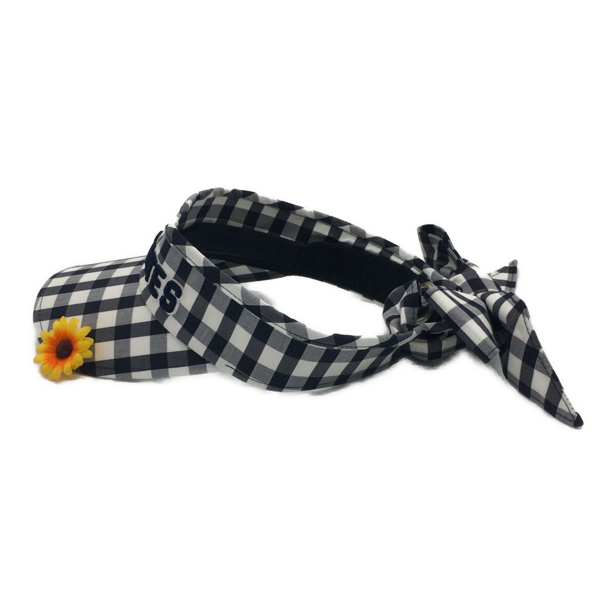 パーリーゲイツ　ギンガムチェックキュロット&サンバイザー パーリーゲイツ ギンガムチェックキュロット&サンバイザー