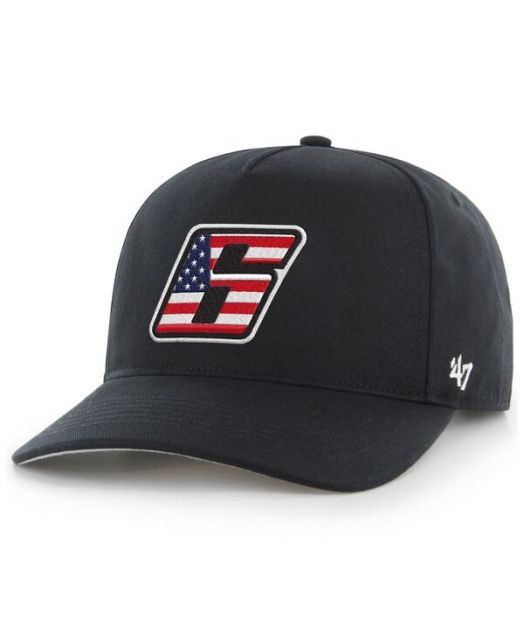 送料無料 47ブランド メンズ 帽子 アクセサリー Men s Black Brad Keselowski Hitch Adjustable Hat Black