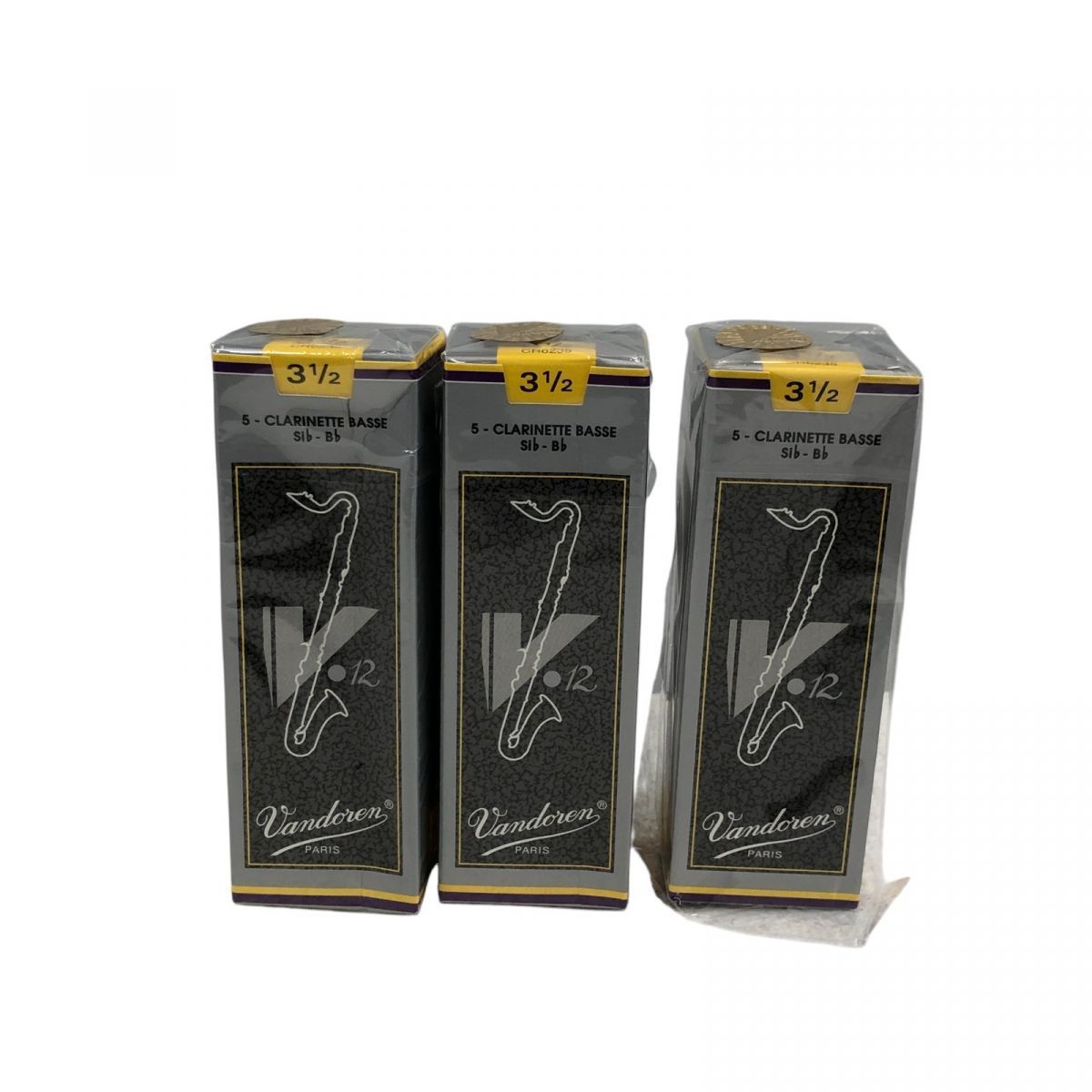 クラリネット用 リード 3点 Vandoren バンドレン V12 3.5 AQK830894相