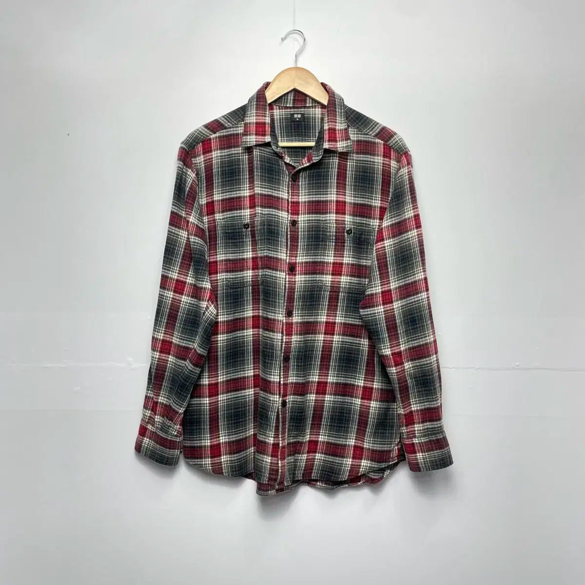 UNIQLO(ユニクロ) チェック コットンシャツ XL サイズ