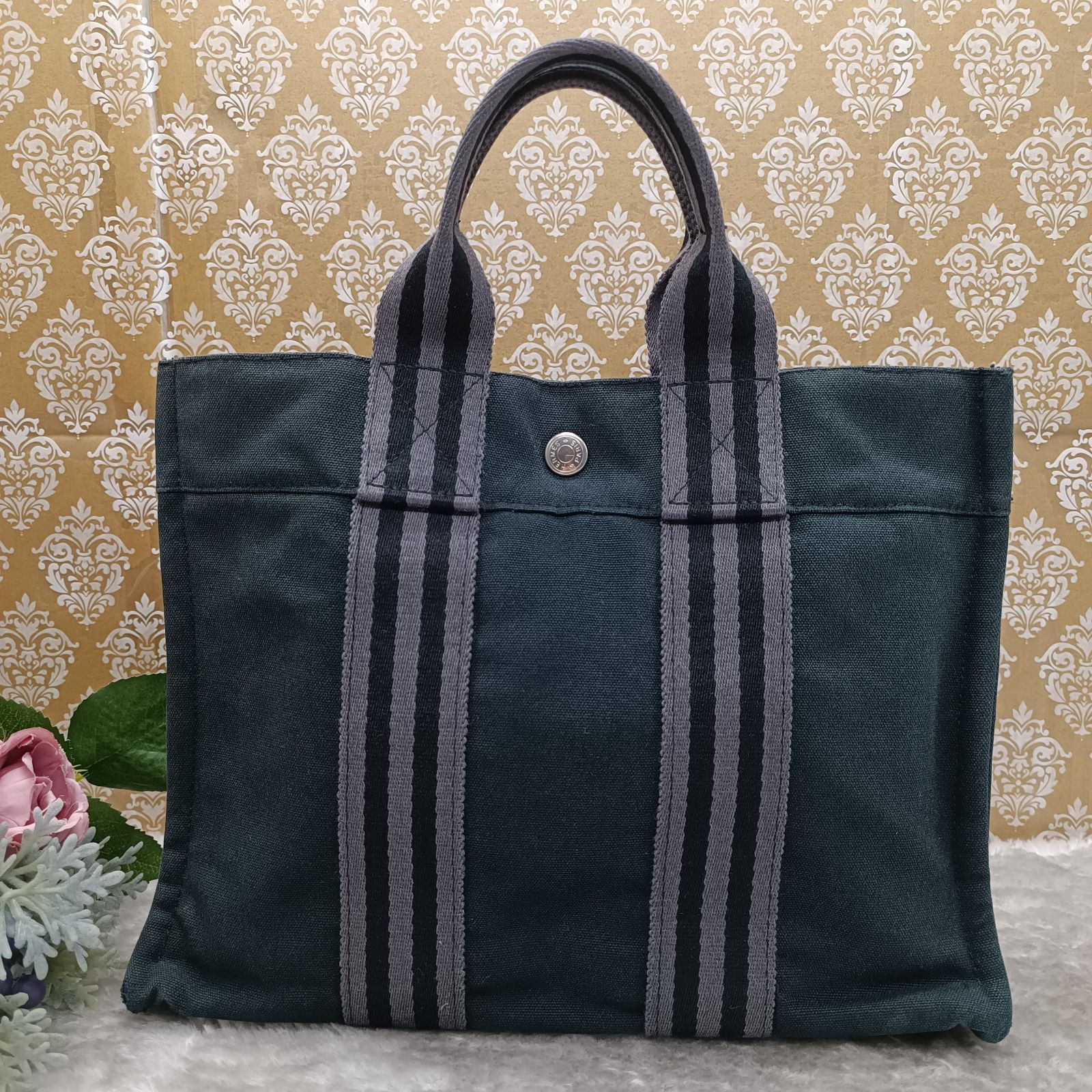 HERMES 》 エルメス フールトゥPM フールトゥ ハンドバッグ トートバッグ 定番 人気 キャンバス 廃番商品 ブラック ユニセックス  送料無料・匿名配送・最短即日発送いたします！ 803 - メルカリ