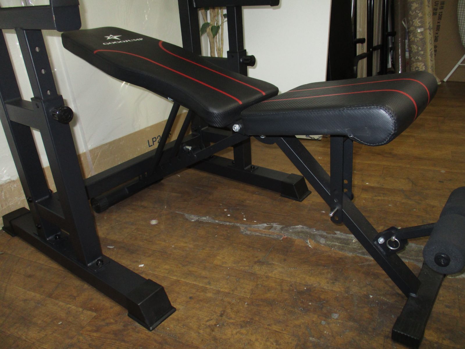 R515 セーフティスタンド ベンチプレス スクワットラック、ベンチ付き  