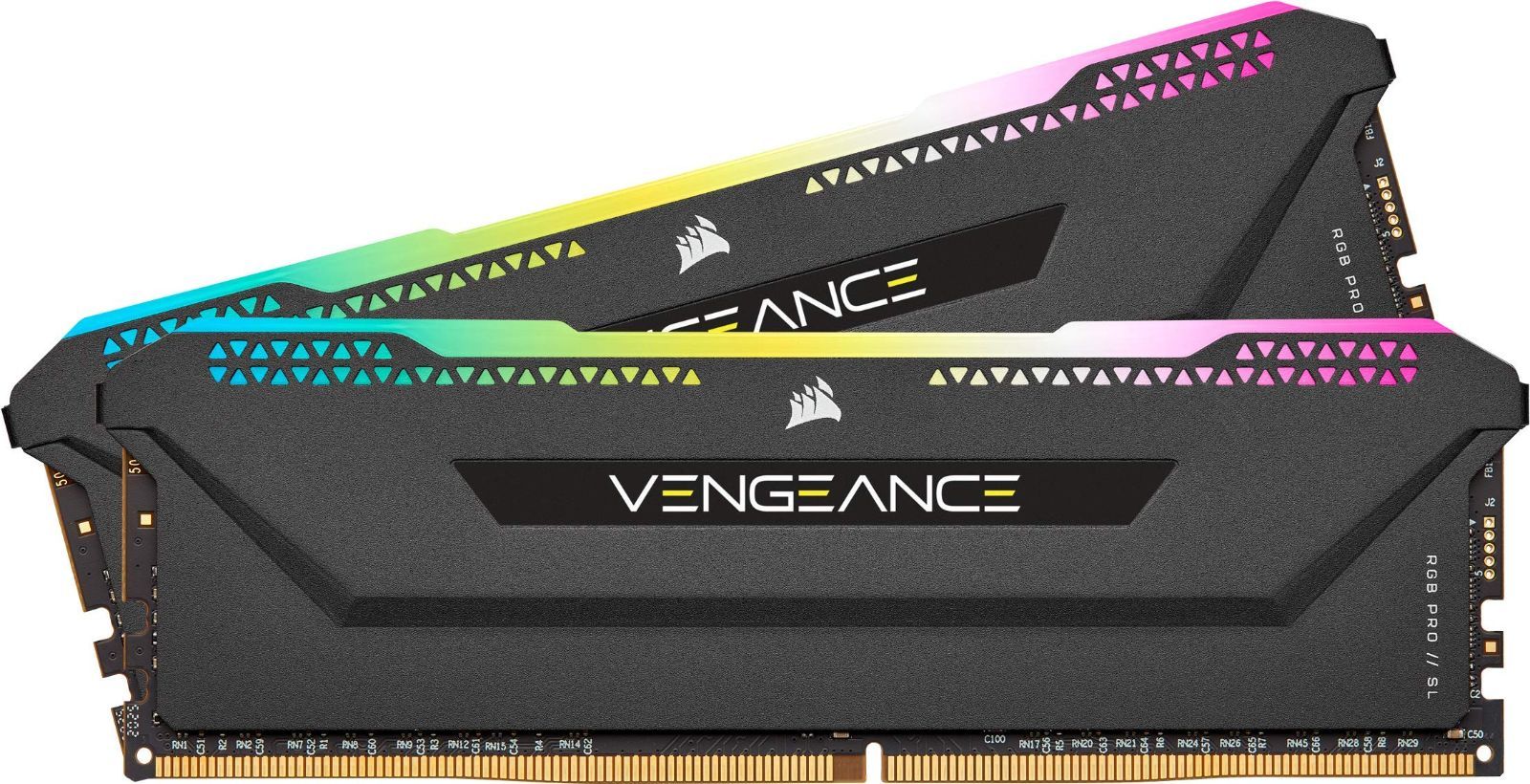 ブラック_16GB x 2枚_3200Mhz Corsair DDR4-3200MHz デスクトップPC用 メモリ VENGANCE RGB PRO  SLシリーズ 32GB [16GB×2枚] CMH32GX4M2Z3200C16 - メルカリ