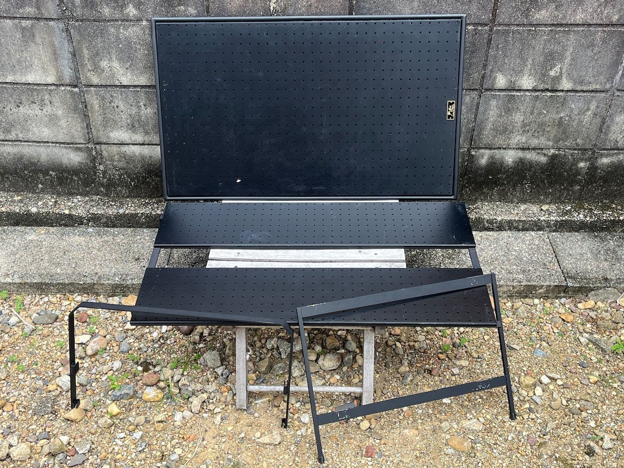 H-O エイチアンドオー SCブリッジテーブル50 ブラック