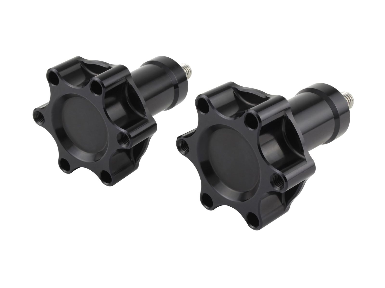 SHIFT UP シフトアップ シートノブ アルミ削り出し ノブ最大径50mm ブラック モンキー125 MONKEY125 270112-06