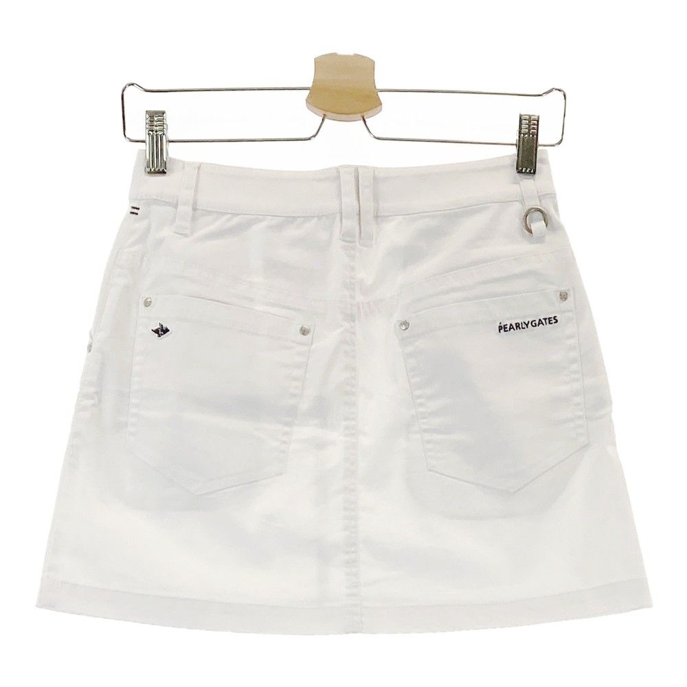 PEARLY GATES レディース ゴルフスカート サイズ2 ホワイト 【公式通販】