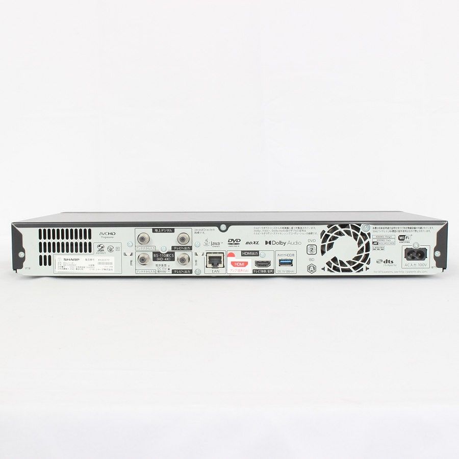 全品送料無料! シャープ AQUOS 4Kレコーダー 4B-C20DW3 ダブルチューナー 2TB ブルーレイレコーダー SHARP アクオス 本体