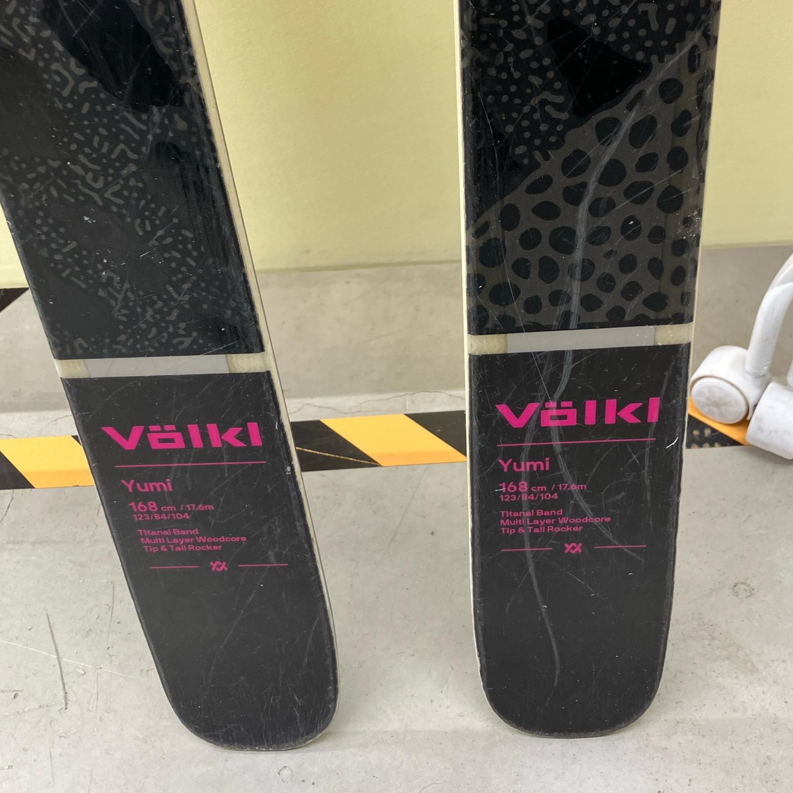 最高品質を待つ！ VOLKL フォルクル カービングスキー 168cm Yumi 39日間返品保証。