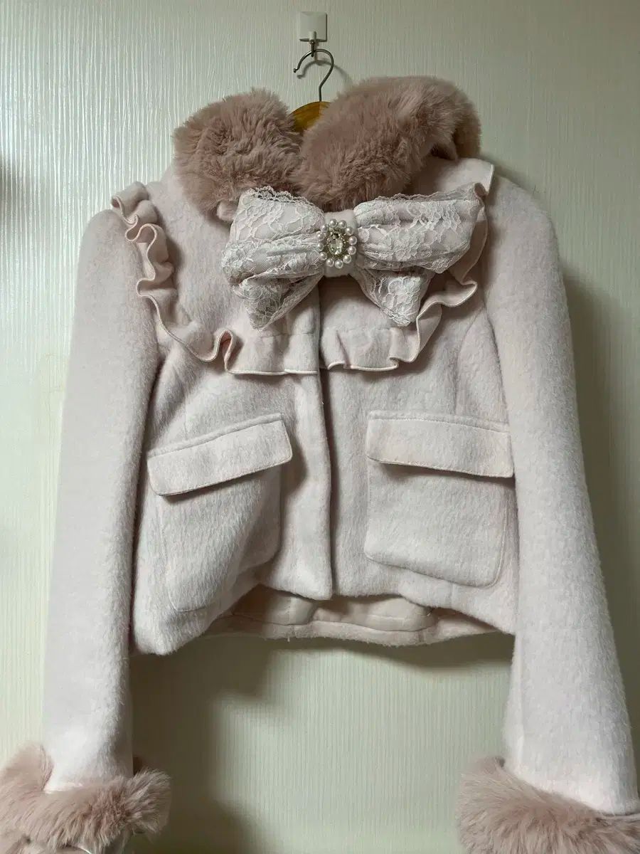 MAZ マズ さきまる ショートコート ピンク