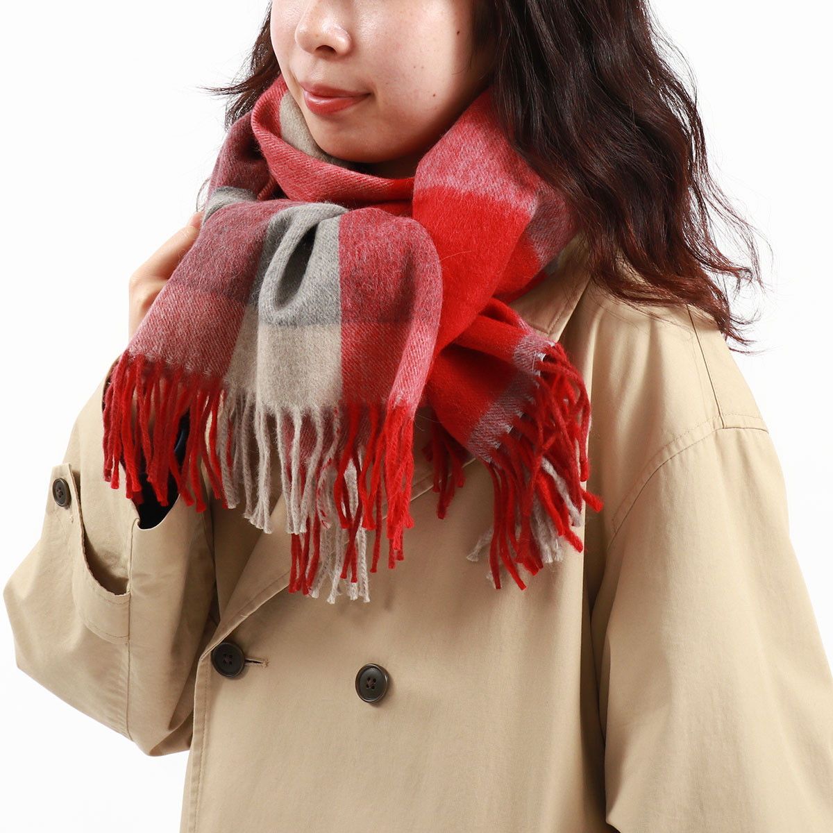 Y's フード付 マフラー ダークグレーYOHJI YAMAMOTO(SPRING Y's フード付 マフラー ダークグレーYOHJI YAMAMOTO(SPRING
