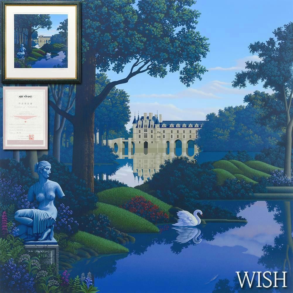 真作 WISH ジム バックルス JIM BUCKELS ハントレス シルクスクリーン 10号大 直筆サイン 証明書付 証明シール 25093301