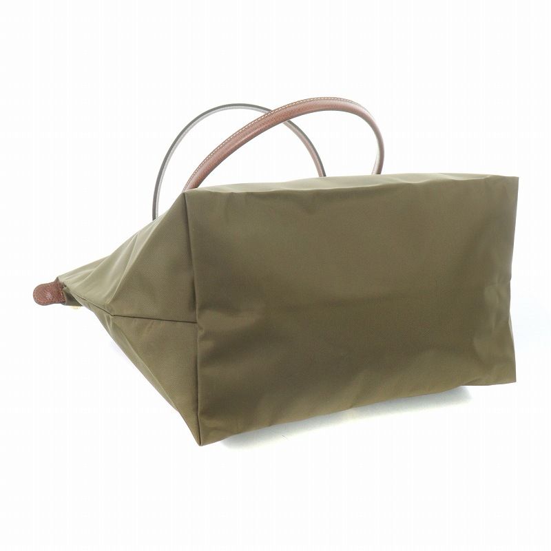 LONGCHANP トートバッグ ルプリアージュ カーキ ブラウン L ロンシャン LONGCHAMP ルプリアージュ L トートバッグ