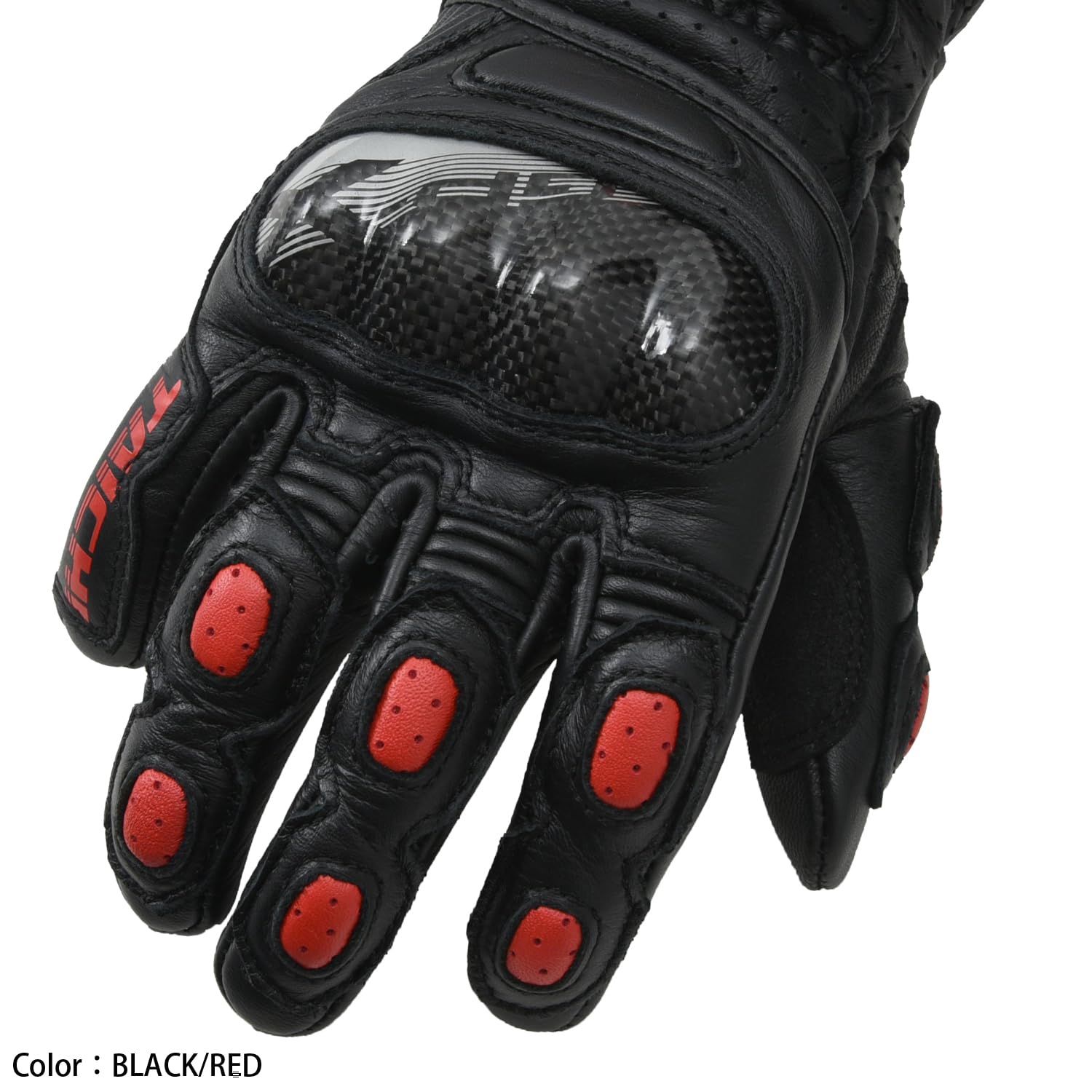 GP-X レーシング グローブBLACK|RED L KID S NXT053