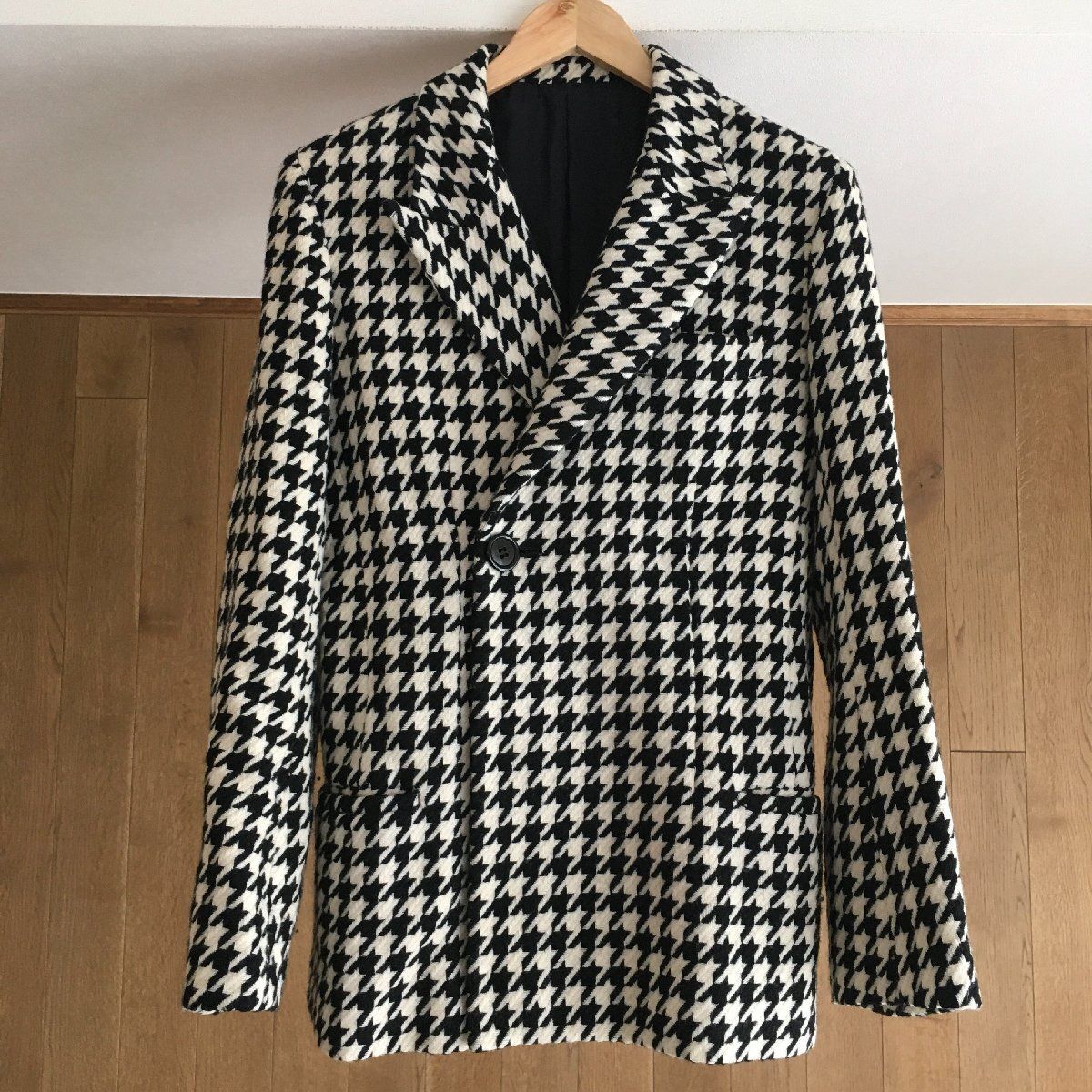 美品 Y's ワイズ ヨウジヤマモト 千鳥 コート3 FU-J19-143