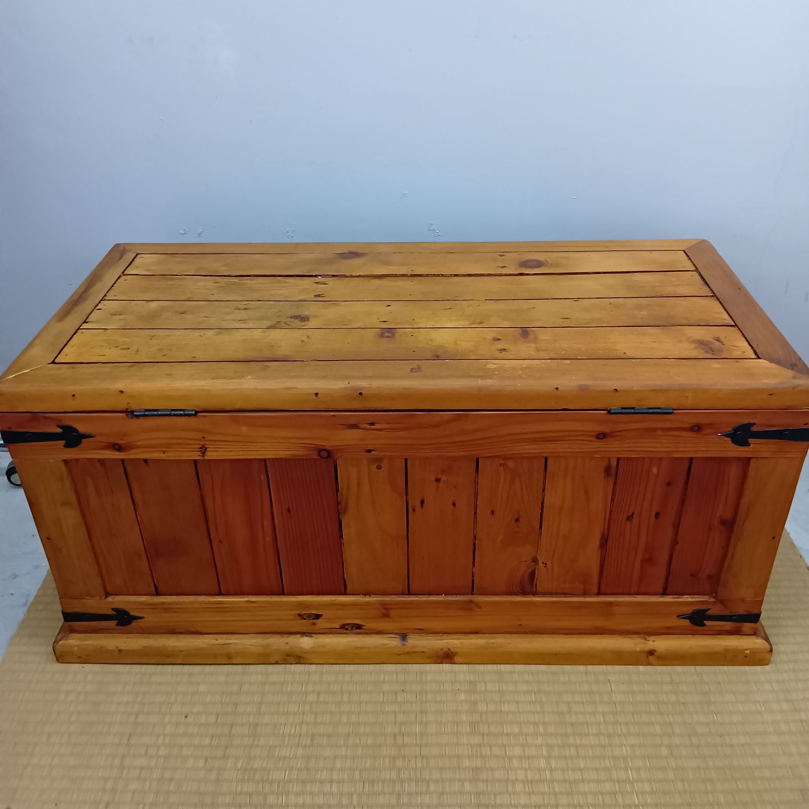 アンティーク 木製 トレジャーボックス 宝箱 インテリア おもちゃ箱