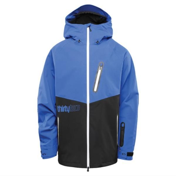 24-25 THIRTYTWO GRASSER JKT BLACK BLUE Lサイズ メンズ スノーボード スノボウェア ジャケット JACKET 型落ち 日本 ◎