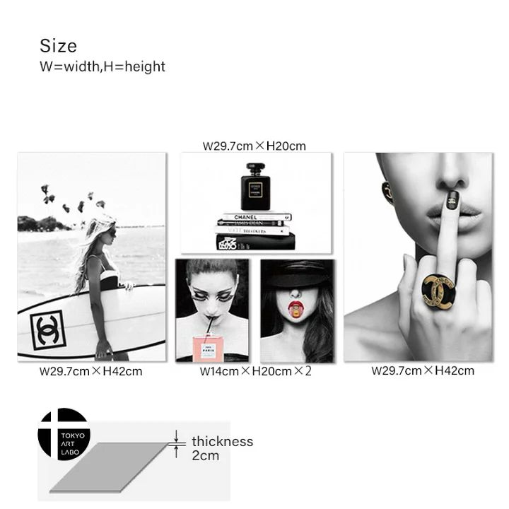 アートパネル キャンバスアート 5枚セット 絵 パネル ブランド