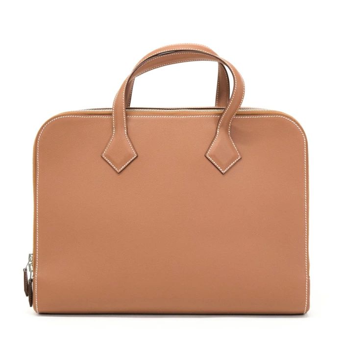 エルメス HERMES ヴィクトリア ライト 38 エバーカラー (レザー
