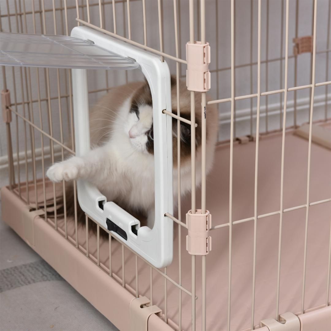 3段幅広設計自由組み合わせ猫ドア付きハンモック付き PM96678
