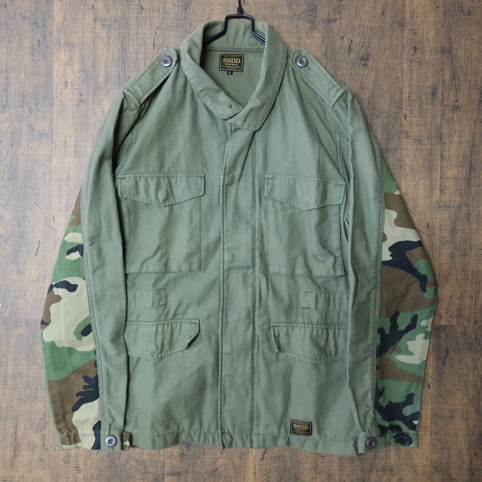 人気アイテム☆FUCT MFG. SSDD ファクト M65 フィールドジャケット TALONジップ 迷彩 SIZE L グリーン - メルカリ