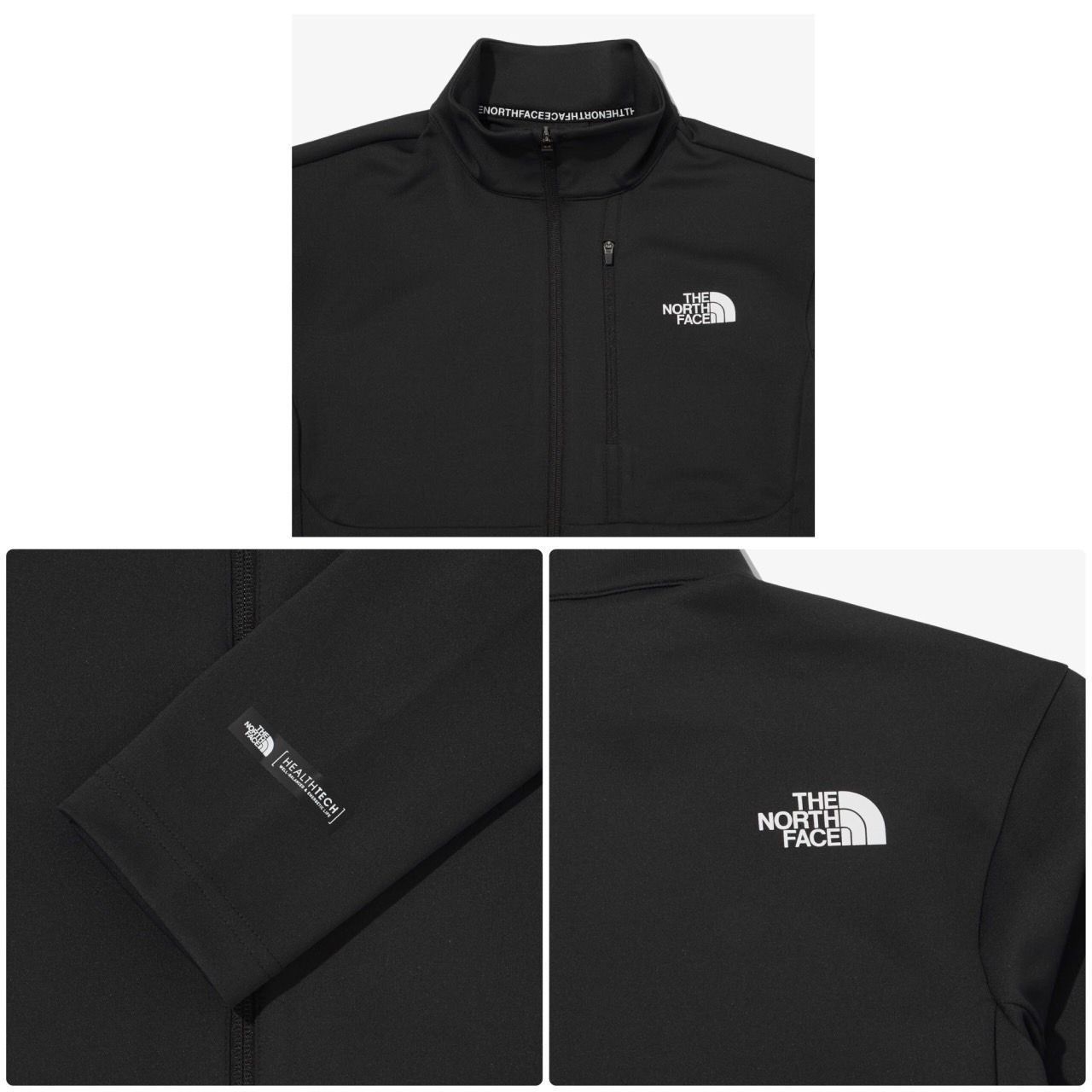 新品 ノースフェイス M'S HEALTH TECH ジャージ ブラック XXL THE NORTH FACE ノースフェイス M'S HEALTH TECH JACKET