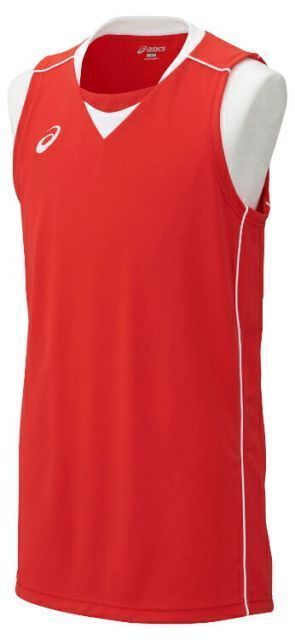 asics アシックス GAMESHIRT レッドxホワイト XO XB1355 2301 | スポーツ用品 スポーツ グッズ ツール アクセサリー 雑貨 小物 使いやすい バスケットボール 衣類 レディース メンズ XO ウエア 個性 素