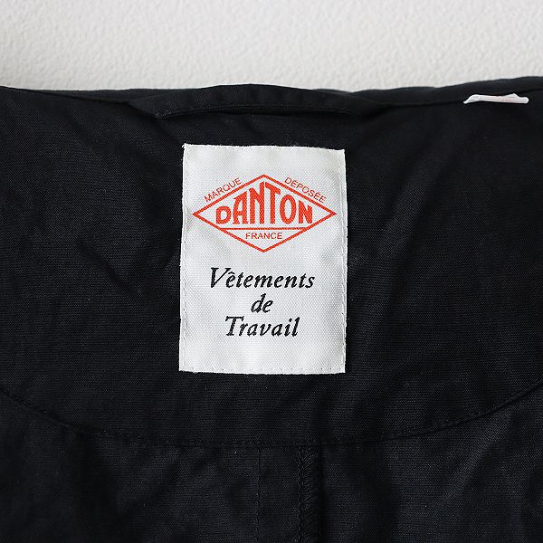 DANTON ダントン NYLON TAFFETA ナイロンタフタコート 34/ブラック系