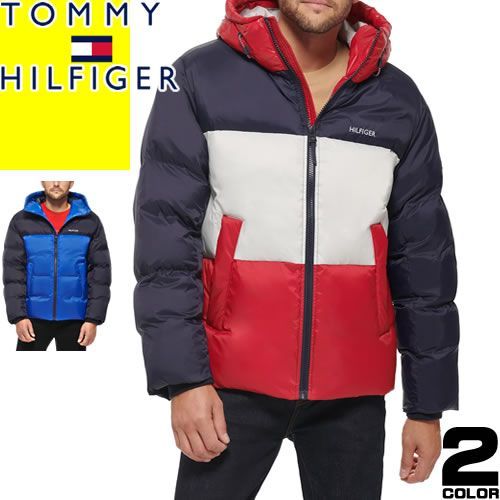 トミーヒルフィガー TOMMY HILFIGER ダウンジャケット メンズ 中綿 ブルゾン アウター フード ブランド 大きいサイズ 軽い 暖かい