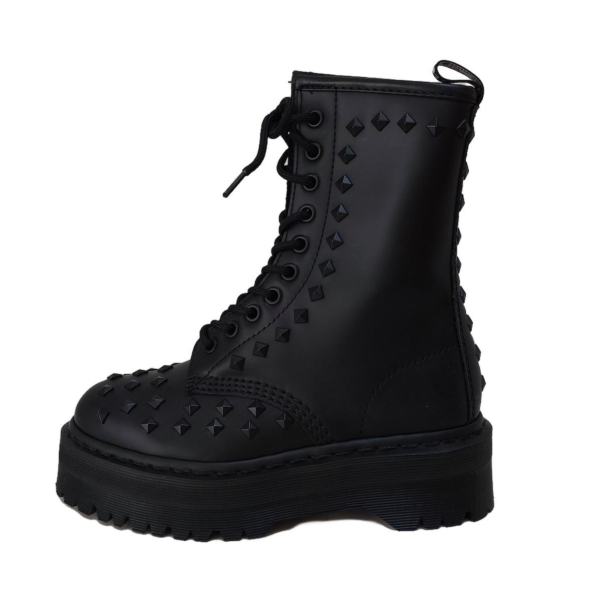 Dr.Martens ドクターマーチン ショートブーツ 36 EU レディース - 黒 10ホール|スタッズ レザー