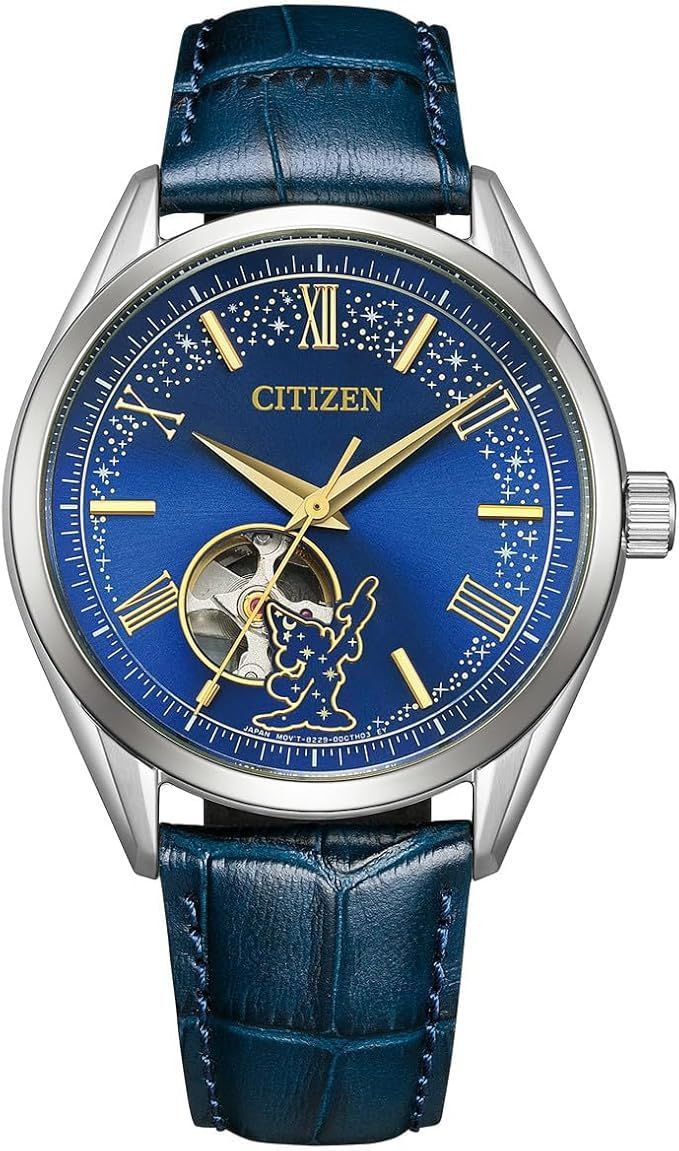  シチズン CITIZEN 腕時計 Disney Collection モチーフ メカニカル 機械式腕時計 防水 青 NH 9115-02 L メンズ ブルー 自動巻き時計 腕時計(アナログ)