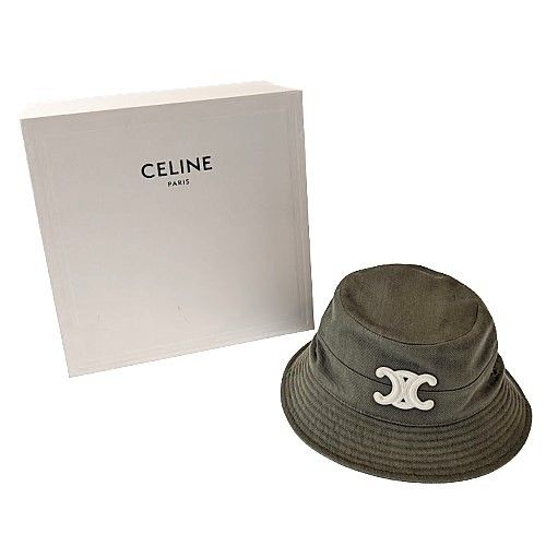 CELINE セリーヌ トリオンフ バケットハット 2AUN6769K.02KK - メルカリ